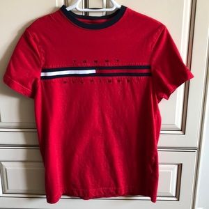 Red Tommy Hilfiger Shirt
